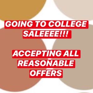 LEAVING FOR COLLEGE SALE